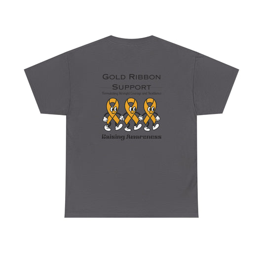 Gold Ribbon Support Shirt