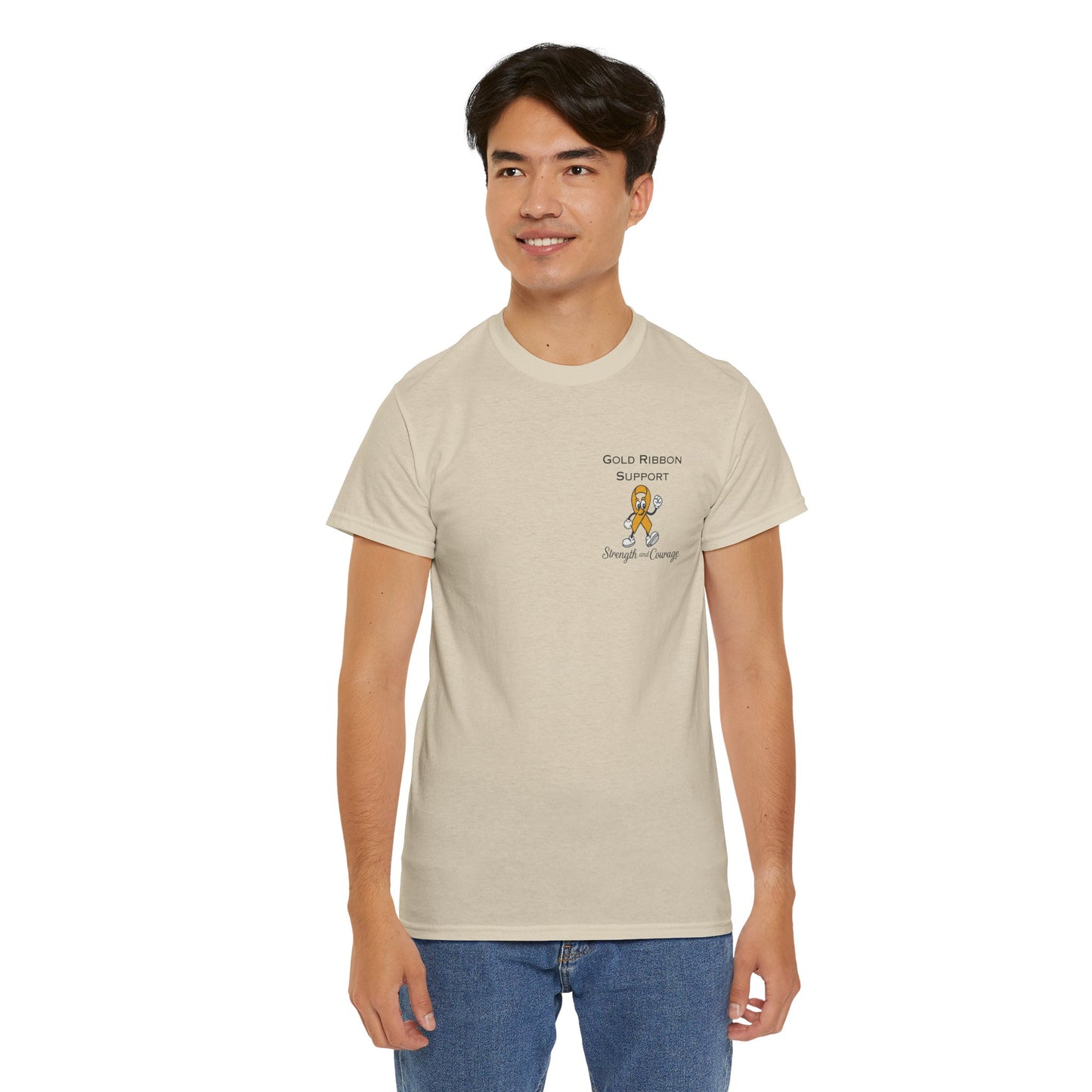 Gold Ribbon Support Shirt