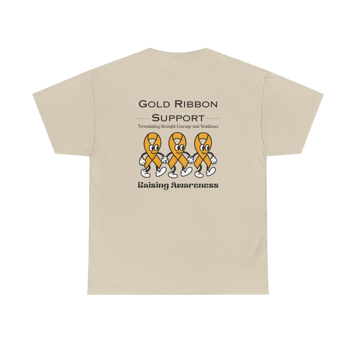 Gold Ribbon Support Shirt