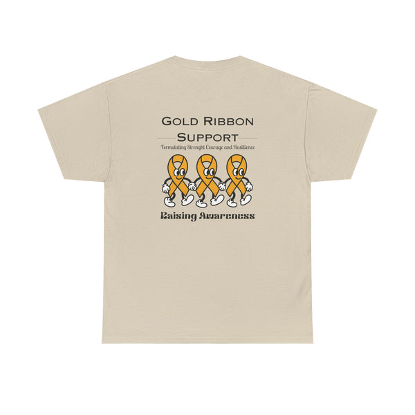 Gold Ribbon Support Shirt