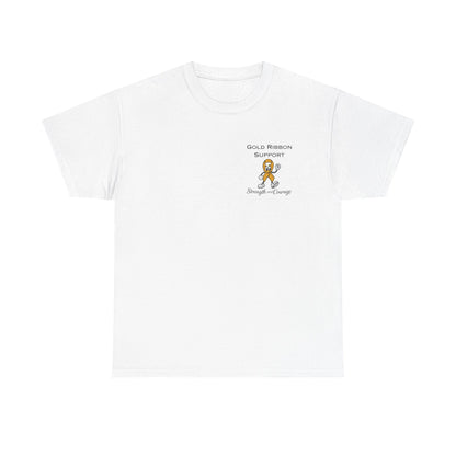 Gold Ribbon Support Shirt