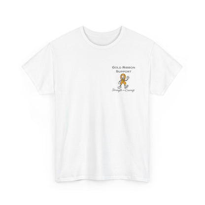 Gold Ribbon Support Shirt